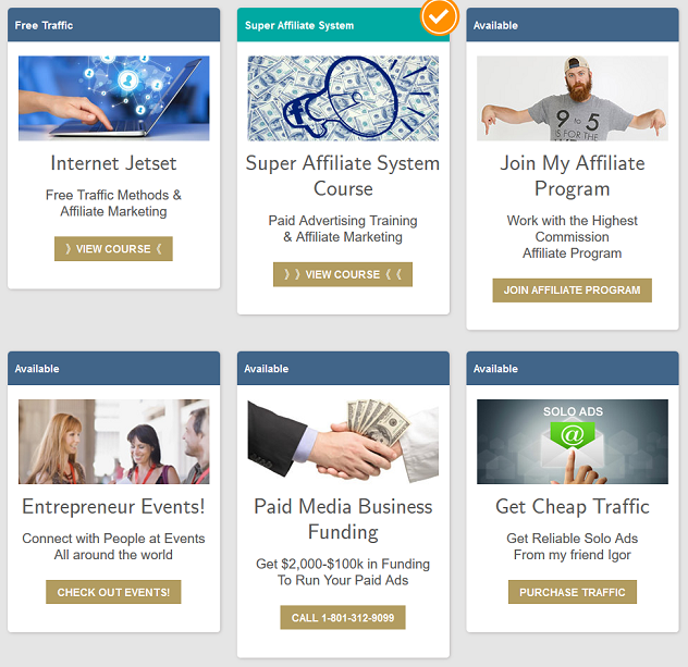 All Super Affiliate System Modules